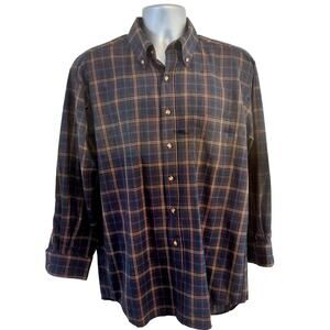 SIR PENDLETON 100% Worsted Wool Button Down Chisholm Tartan Shirt-Men's Large